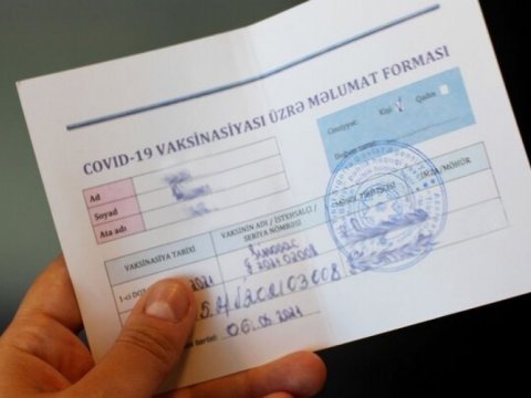 III dozadan sonra COVID sertifikatı müddətsiz OLACAQ