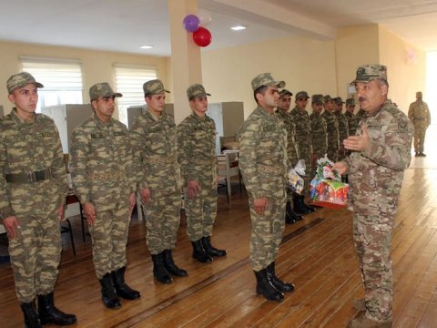 General Ənvər Əfəndiyev hərbçilərə tapşırıq verdi - FOTO