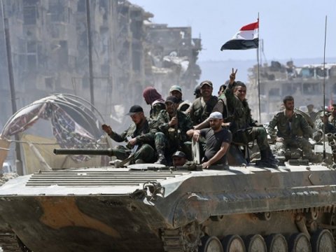 Suriya ordusuna hücum olundu