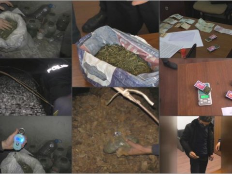 Balakəndə 9 narkotacir saxlanıldı - FOTO