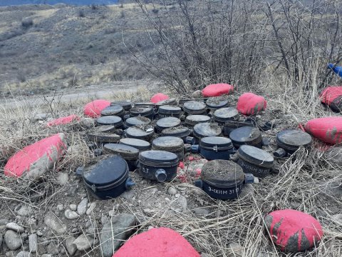 Azad edilmiş ərazilərdə tapılan minaların sayı AÇIQLANDI