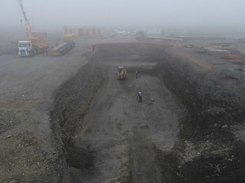 Qaxda tullantı sularını təmizləmək üçün yeni qurğunun inşasına başlanılıb