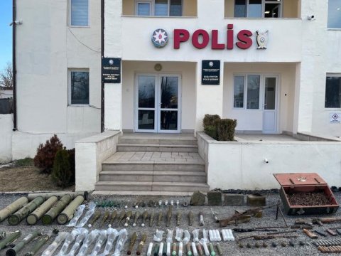 Şuşada silah-sursat aşkarlandı