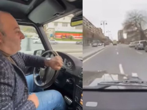 Bakıda “Gelandewagen” sürücüsü kasıbları təhqir etdi - VİDEO