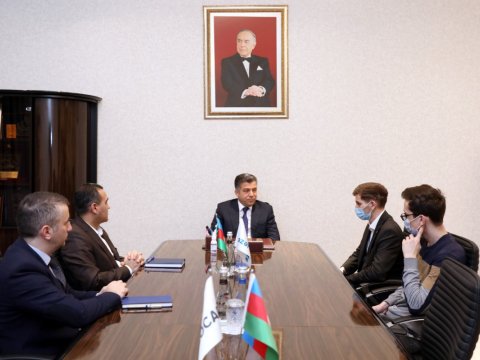 “Azəriqaz” rəhbəri magistrantları qəbul edib - FOTO