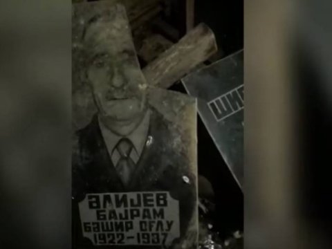 Hadrutda zirzəmidə azərbaycanlıların qəbir daşları tapıldı - VİDEO