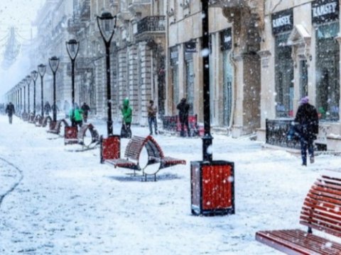 Sabah Bakıya qar yağacaq