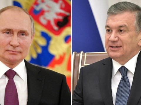 Putin özbəkistanlı həmkarı ilə DANIŞDI