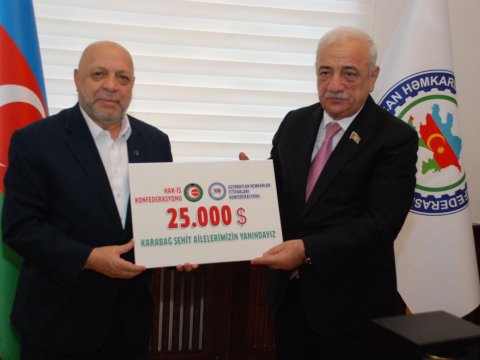 Türkiyə təşkilatından şəhid ailələrinə dəstək