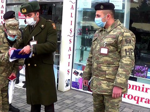 Hərbi geyimi qanunsuz daşıyanlar cərimələnə bilər - VİDEO