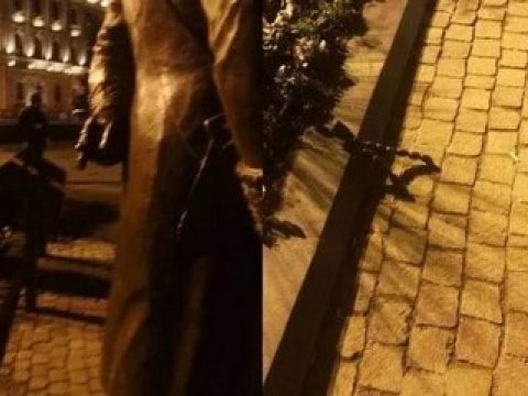 Tağıyevin heykəlinin zədələnməsi araşdırılır
