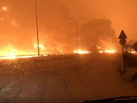 Türkiyədə neft kəmərində PARTLAYIŞ - VİDEO