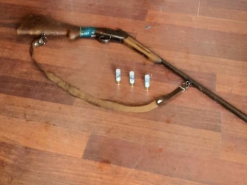Şamaxıda qanunsuz odlu silah götürüldü