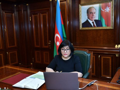 Sahibə Qafarova seçicilərlə görüşdü