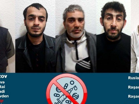 Narkotik satan daha 5 nəfər saxlanıldı