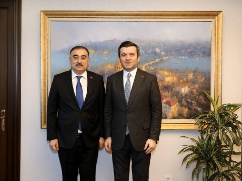 Türkiyə XİN başçısının müavini Azərbaycan səfirilə görüşdü