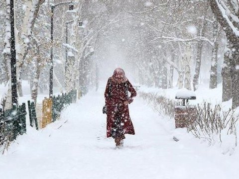 Ağdərədə qarın hündürlüyü 35 sm-dir - FAKTİKİ HAVA