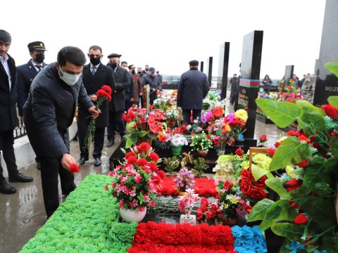 20 Yanvar şəhidləri Neftçalada anıldı