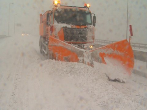 Yollarda son vəziyyət - Qar, buz...