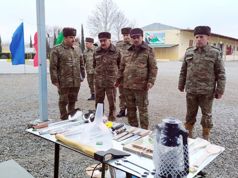 Yeni hərbi obyektlər istifadəyə verildi - FOTOLAR