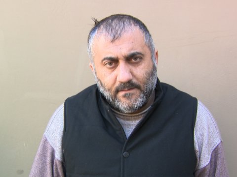 Polisin üstünə maşını sürən narkotacir saxlanıldı - VİDEO