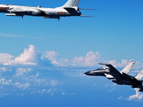 Çinin 39 təyyarəsi Tayvan yaxınlığında göründü