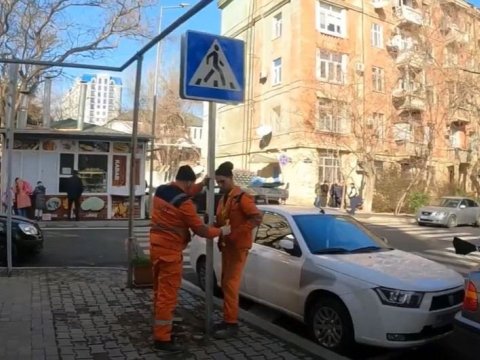 Bu yolda hərəkət birtərəfli olacaq - VİDEO