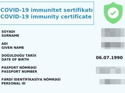 Bu gündən immunitet sertifikatı yeni qayda ilə verilir 