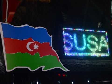 İlk sərnişin avtobusu Şuşaya çatıb