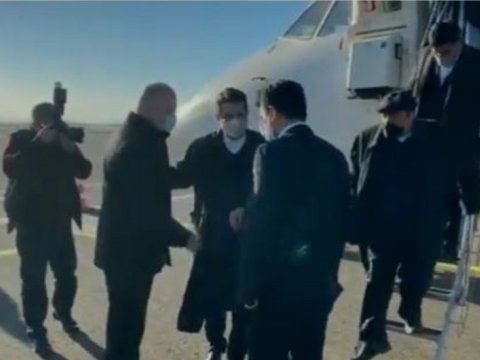 İran təyyarəsi Füzuli aeroportunda - İLK DƏFƏ