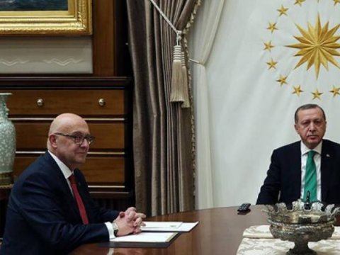 “Erməni Fondları İttifaqı”nın sədri Ərdoğanın qəbulunda... 
