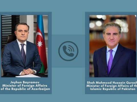 Ceyhun Bayramov pakistanlı həmkarı ilə DANIŞDI