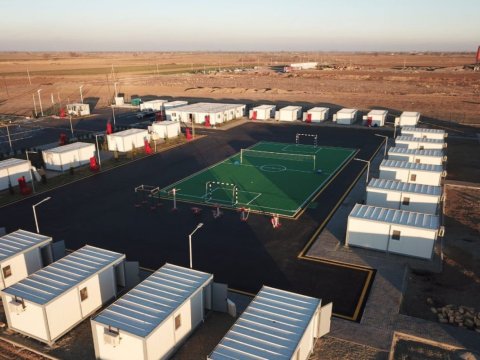 Ağdamda minaaxtaranlar üçün yeni düşərgə - FOTO