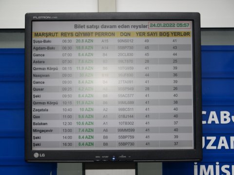 Şuşa və Ağdama bilet satışı davam edir