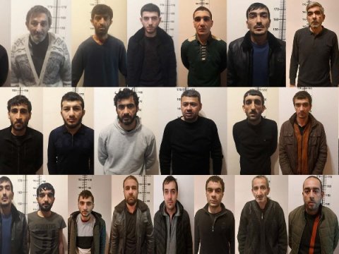 Sabunçuda əməliyyat: polis 40 nəfəri saxlayıb - VİDEO