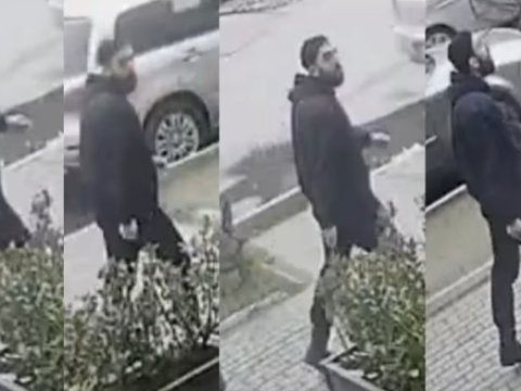 Bakıda Türkiyə bayrağının ipini kəsən şəxsin VİDEOSU