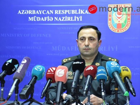 Müdafiə Nazirliyi itkin düşən hərbçilə bağlı brifinq keçirdi