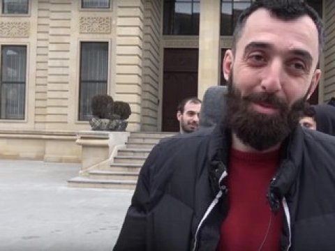 Türkiyə bayrağına hörmətsizlik edən şəxs saxlanılıb - RƏSMİ