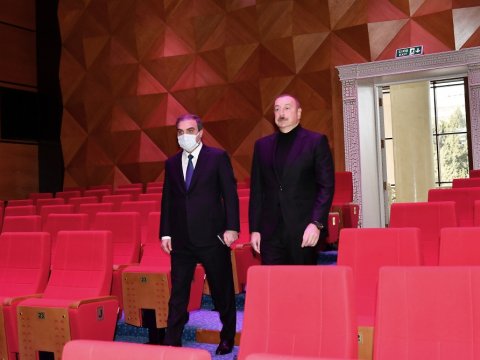 Gəncə Dövlət Dram Teatrının yeni binası AÇILIB