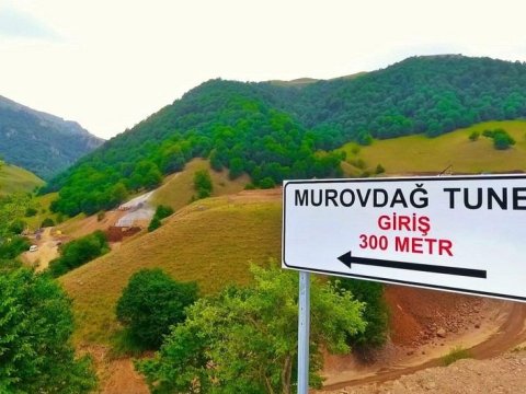 Prezident Murovdağ tunelinin tikintisindən DANIŞDI