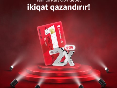 Yeni BirKart ilə 2 qat bonus qazanmaq mümkün oldu
