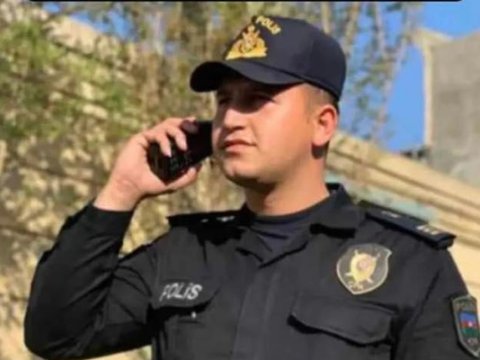 Polis qəzaya düşərək həlak oldu - FOTO