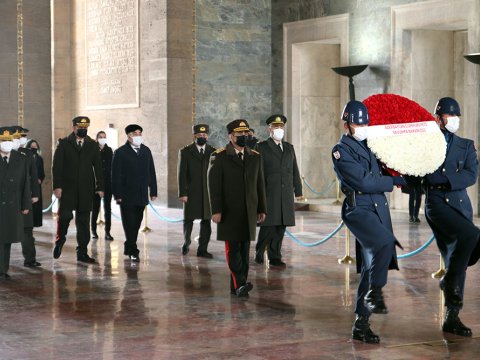 Zakir Həsənov Anıtqəbri ziyarət edib - FOTO