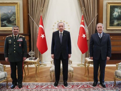 Ərdoğan Zakir Həsənovu qəbul etdi