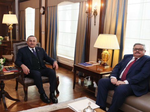 Çavuşoğlu Rusiya səfirini qəbul edib