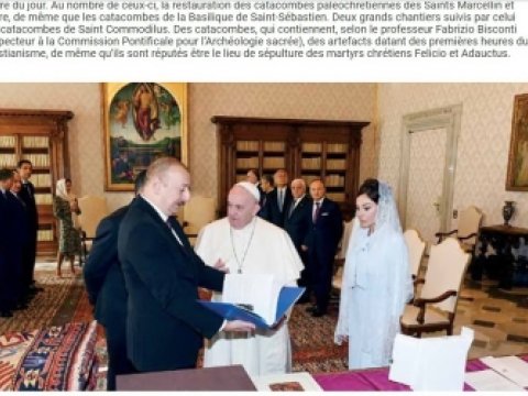 Fransa portalı Azərbaycandan yazdı