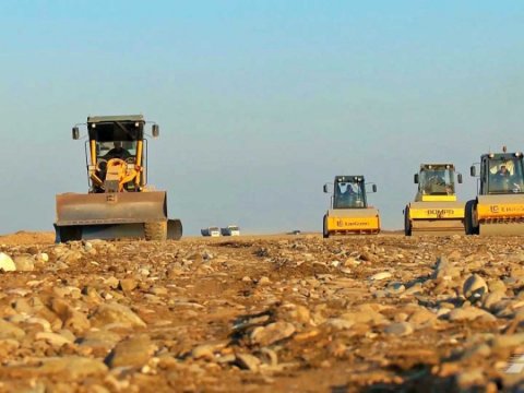 Ağdam-Füzuli yolunun tikintisinə BAŞLANILDI