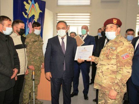 Goranboyda şəhid və qazilərin fədakarlığından danışıldı