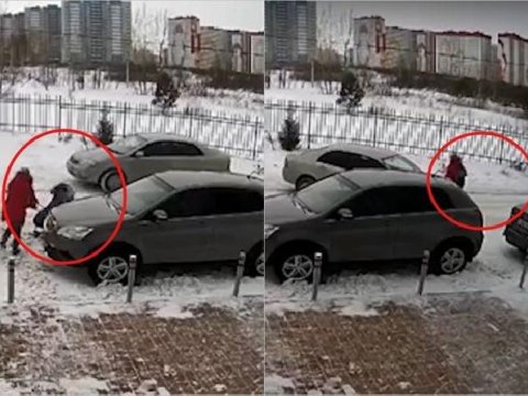 Bıçaqladı, ölmədiyini görüb maşını üstünə SÜRDÜ