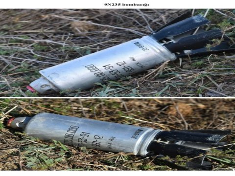 Partlayış olan yerdən daha 17 kasetli bomba tapıldı